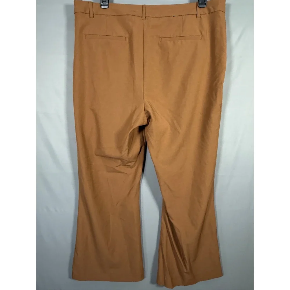 Banana Republic Womens 18 HR‎ Bootcut 365 Dark Camel Tan Trousers 812666-06